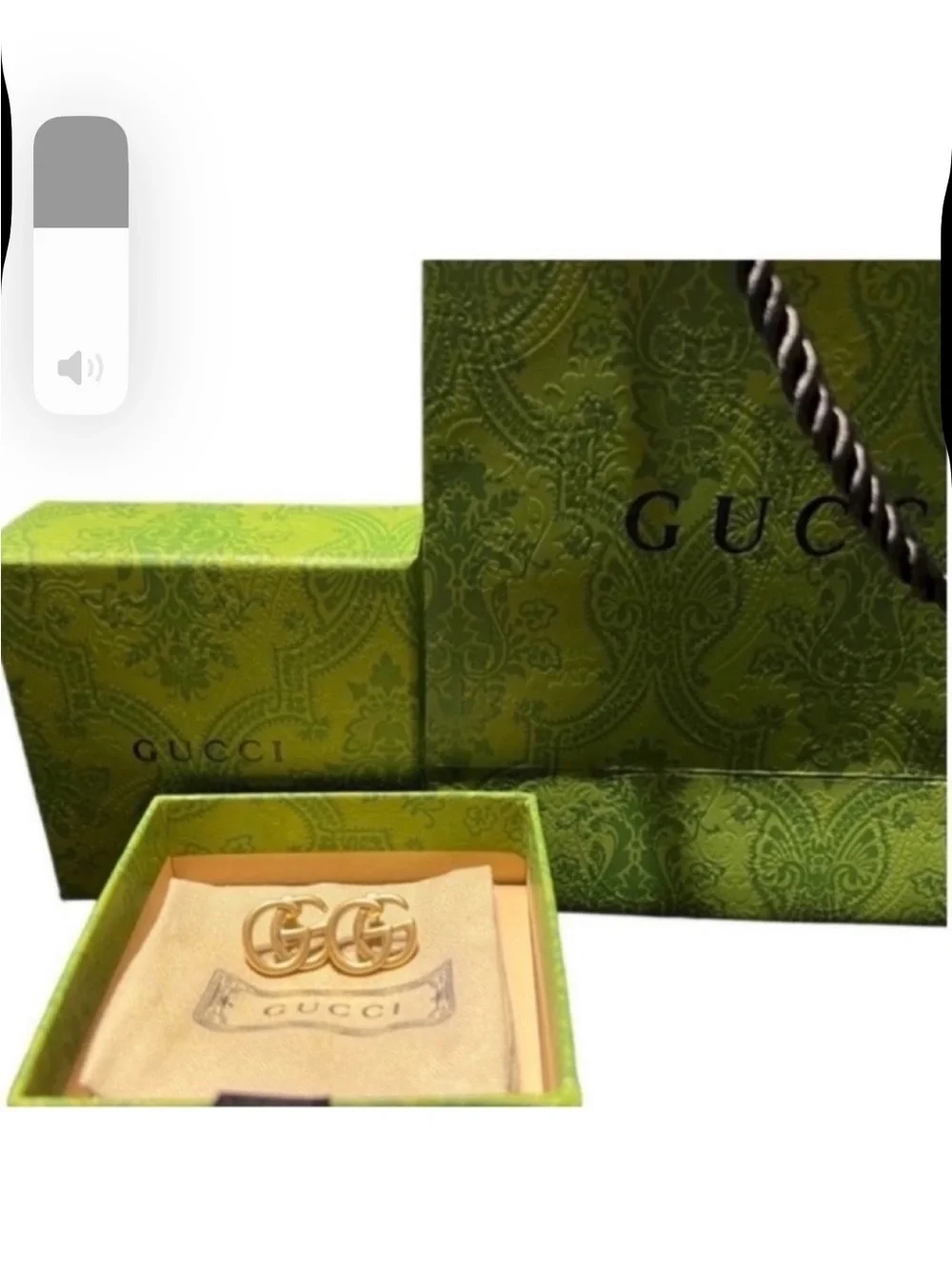 Gucci Double G Hair Pin in Gold-Tone Metal